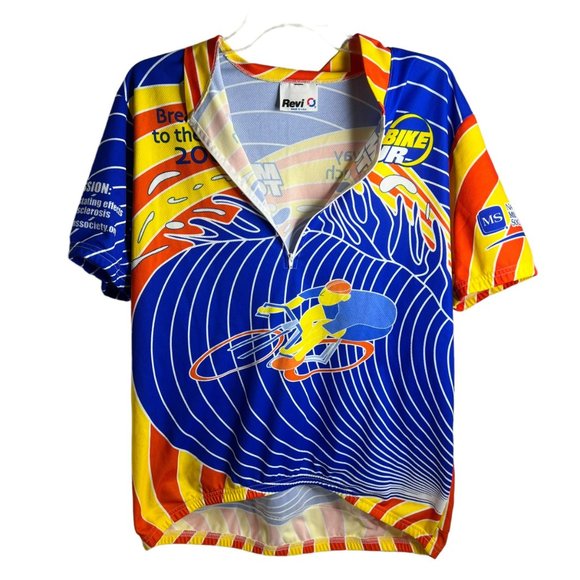 Breakaway to the Beach MS Tour Cycling Shirt 2001 Vintage Women's XL - Picture 2 of 7